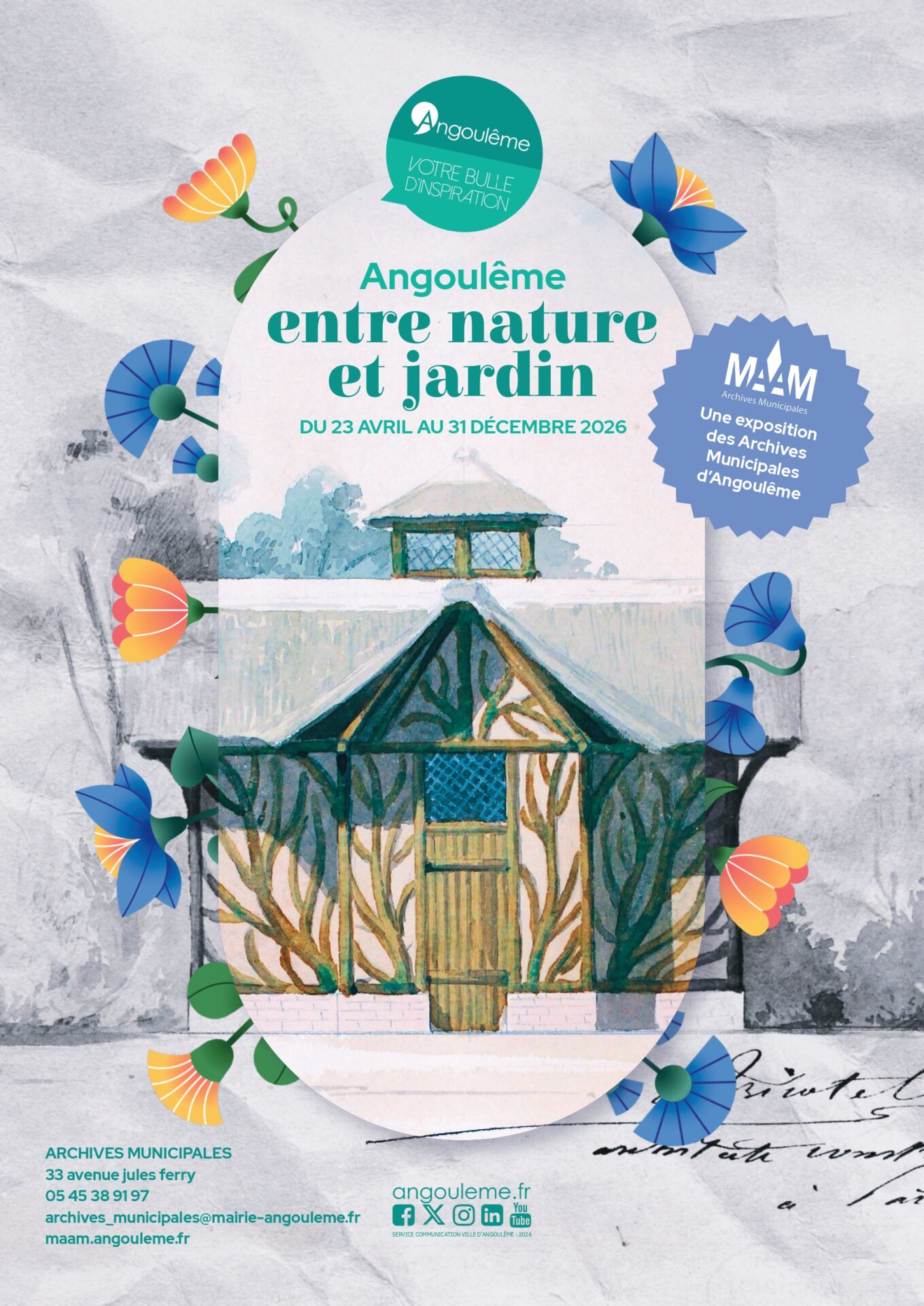 ANGOULÊME ENTRE NATURE ET JARDIN