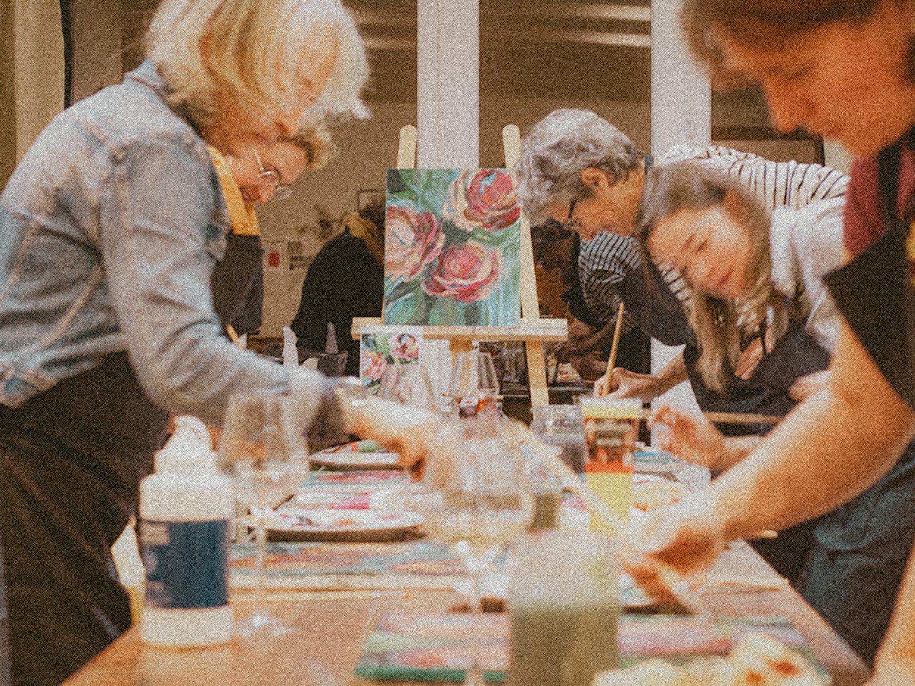 Soirée Drink&Paint par Louise Caboulet de Studio Loulou